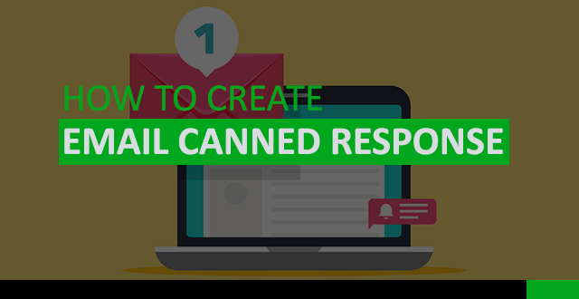 email canned response